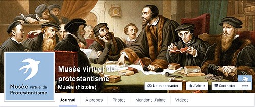  logo Musée virtuel du Protestantisme sur facebook 