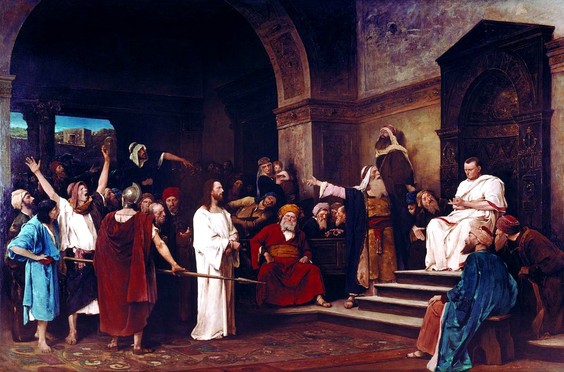 Munkaczy : le Christ devant Pilate