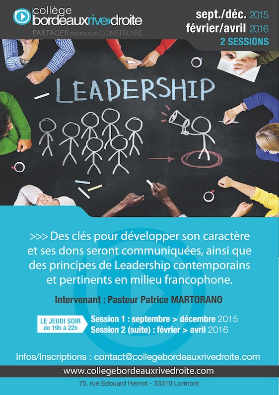 Lire la suite à propos de l’article Formations Leadership à Bordeaux RD 2015-2016