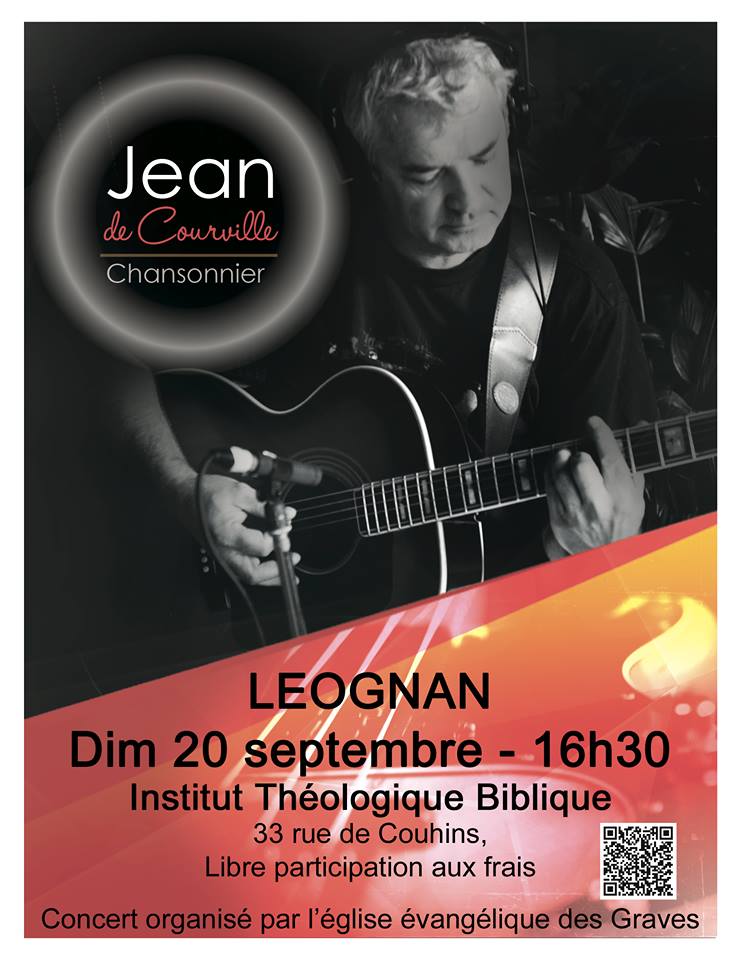 Lire la suite à propos de l’article Concert de Jean de Courville à l’ITB de Léognan le 20 Septembre 2015
