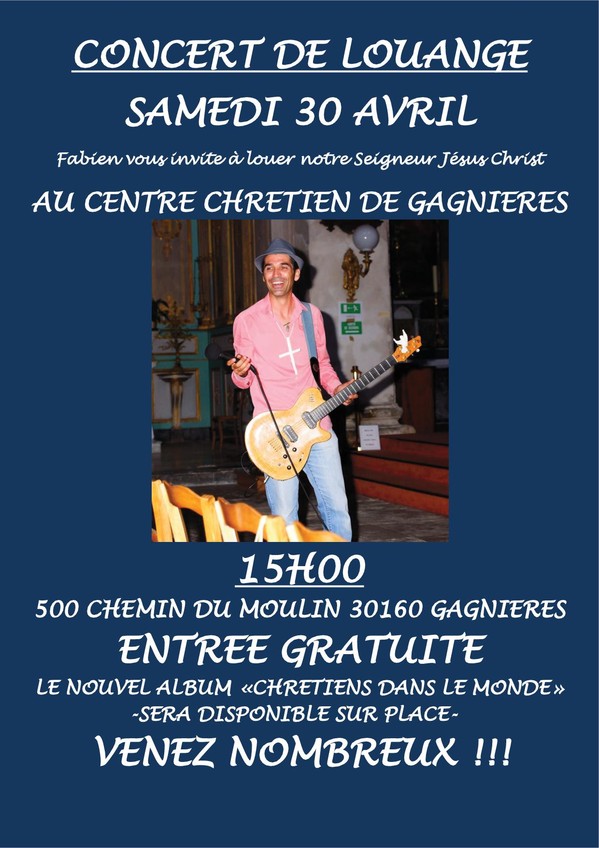Concert de Louange à Gagnières