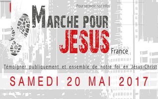 You are currently viewing Marche pour Jésus 2017 : le 20 mai